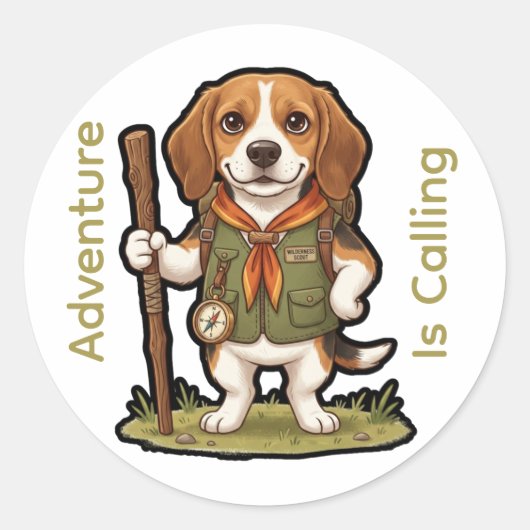 T-Shirt Runder Aufkleber (Vorderseite)