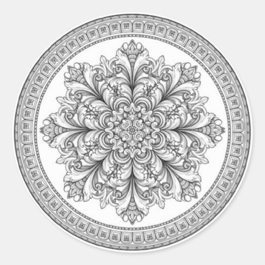 T-Shirt Runder Aufkleber (Vorderseite)