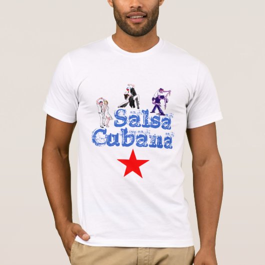 T-Shirt Salsa Cubana (Vorderseite)