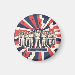 T - Shirt "Salute to Service: Happy Armed Forces D Magnet