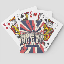 T - Shirt "Salute to Service: Happy Armed Forces D Spielkarten