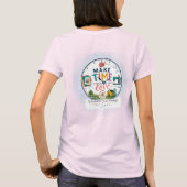 T-Shirt 'Samen der Freundlichkeit nähen' - Hell (Rückseite)