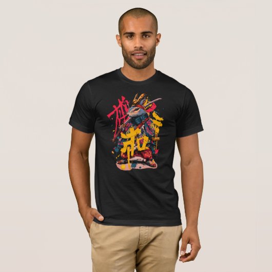 T-Shirt Samurai squirrel (Vorne ganz)