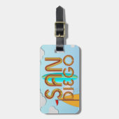 T-SHIRT San Diego Gepäckanhänger (Vorderseite vertikal)