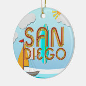 T-SHIRT San Diego Keramikornament (Links)