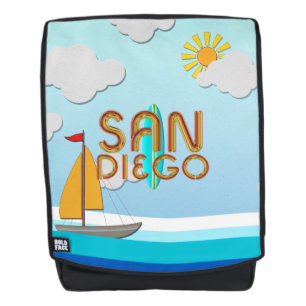 T-SHIRT San Diego Rucksack
