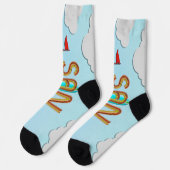 T-SHIRT San Diego Socken (Linkes Detail)