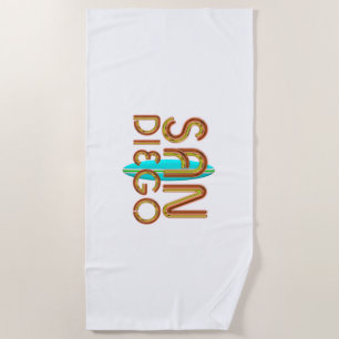T-SHIRT San Diego Strandtuch