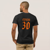 T - SHIRT SAN FRANCISCO BASEBALL (Schwarz voll)