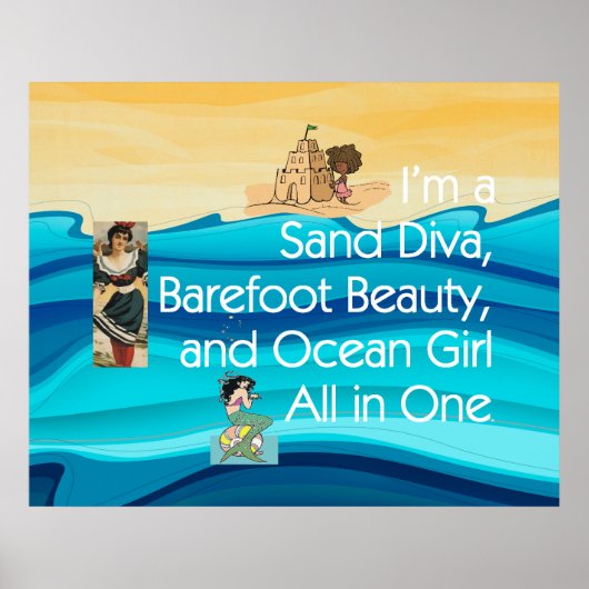 T-SHIRT Sand Diva Poster (Vorne)