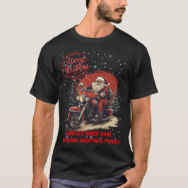 T - Shirt Santas Biker Gang Frohe Weihnachten