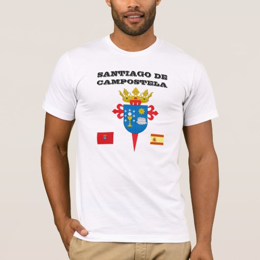 T - Shirt Santiago* de Campostela Spanien (Vorderseite)