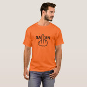 T - Shirt Satan Drehte (Vorne ganz)