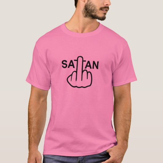 T - Shirt Satan Drehte (Vorderseite)