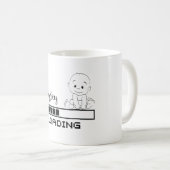 T - Shirt Säugling Kindermutter, Kindermutter, 1/2 Kaffeetasse (VorderseiteRechts)