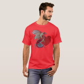 T - Shirt - Scarlet-Drache-Herz (Vorne ganz)