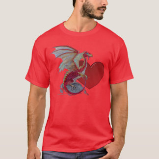 T - Shirt - Scarlet-Drache-Herz