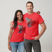 T - Shirt - Scarlet-Drache-Herz (Unisex)