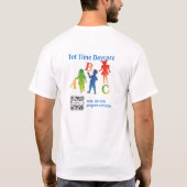 T - Shirt-Schablonen-Kindertagesstätte T-Shirt (Rückseite)