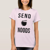 T - Shirt schickt Nahrung, Tumblette Abschlag (Vorderseite)