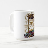 T-Shirt Schiedsrichter Bildschirmzeit, Durchsetzer Kaffeetasse (Vorderseite Links)