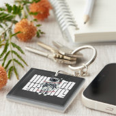 T-Shirt Schlüsselanhänger (Vorderseite rechts)