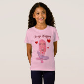 T-Shirt Schnappschuss glücklich (Vorne ganz)