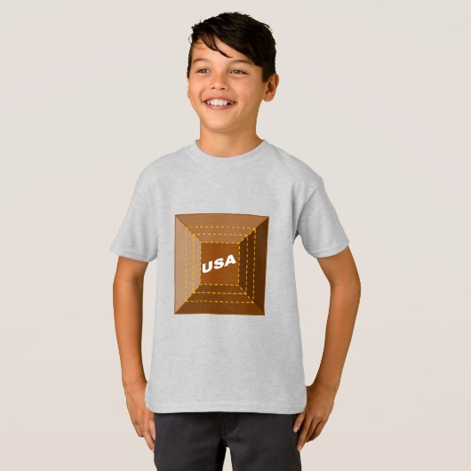 T-Shirt Schokoladenkinder USA (Vorne ganz)