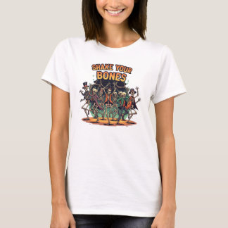 T - Shirt schütteln | Dancing Skeleton T-Shirt