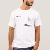 T - Shirt schwarz/weiß Skorpio (Vorderseite)