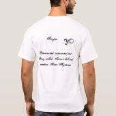 T - Shirt schwarz/weiß Skorpio (Rückseite)