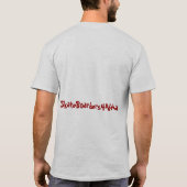 T - Shirt-    schwarzer Afrika-Halt die Tötung T-Shirt (Rückseite)