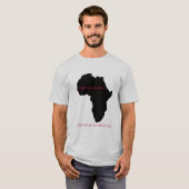 T - Shirt-    schwarzer Afrika-Halt die Tötung T-Shirt (Vorne ganz)