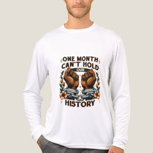 T-Shirt-Schwarzer Geschichtsmonat 100 Jahre Tri-Blend Shirt