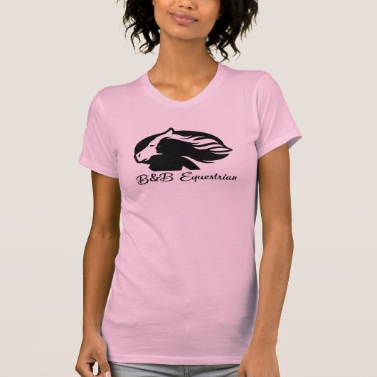 T - Shirt - Schwarzes B&B-Logo (Vorderseite)