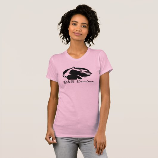 T - Shirt - Schwarzes B&B-Logo (Vorne ganz)