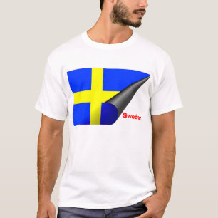 T - Shirt Schwedens (schwedische Flagge)