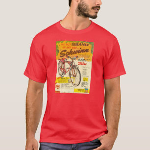 T - Shirt Schwinn Fahrrad-Anzeige-Weihnachten 1958