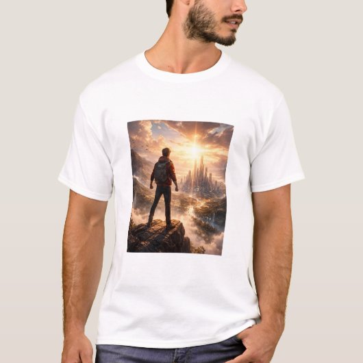 T-Shirt Sci-Fi Männliche Figur (Vorderseite)