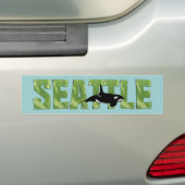 T-SHIRT Seattle Autoaufkleber (Auf Auto)