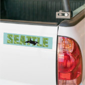 T-SHIRT Seattle Autoaufkleber (Auf Lkw)
