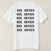 T-Shirt sechs sieben (Design Rückseite)