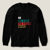 T - Shirt sei nett zu dir (Design Vorderseite)