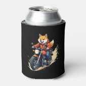T - Shirt, Shiba Inu, Motorrad, Hund, Puppe, Dosenkühler (Kanne Vorderseite)