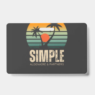 T-shirt Simple Sunset - Tropical vibes design Ausweis