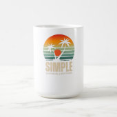 T-shirt Simple Sunset - Tropical vibes design Kaffeetasse (Mittel)