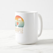 T-shirt Simple Sunset - Tropical vibes design Kaffeetasse (VorderseiteRechts)