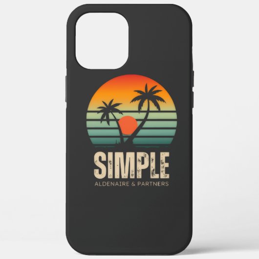 T-shirt Simple Sunset - Tropical vibes design Watc Case-Mate iPhone Hülle (Rückseite)