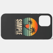 T-shirt Simple Sunset - Tropical vibes design Watc Case-Mate iPhone Hülle (Rückseite (Horizontal))