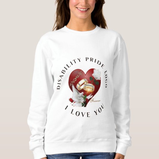 T-Shirt | Slogan zu den Rechten von Menschen mit B Sweatshirt (Vorderseite)